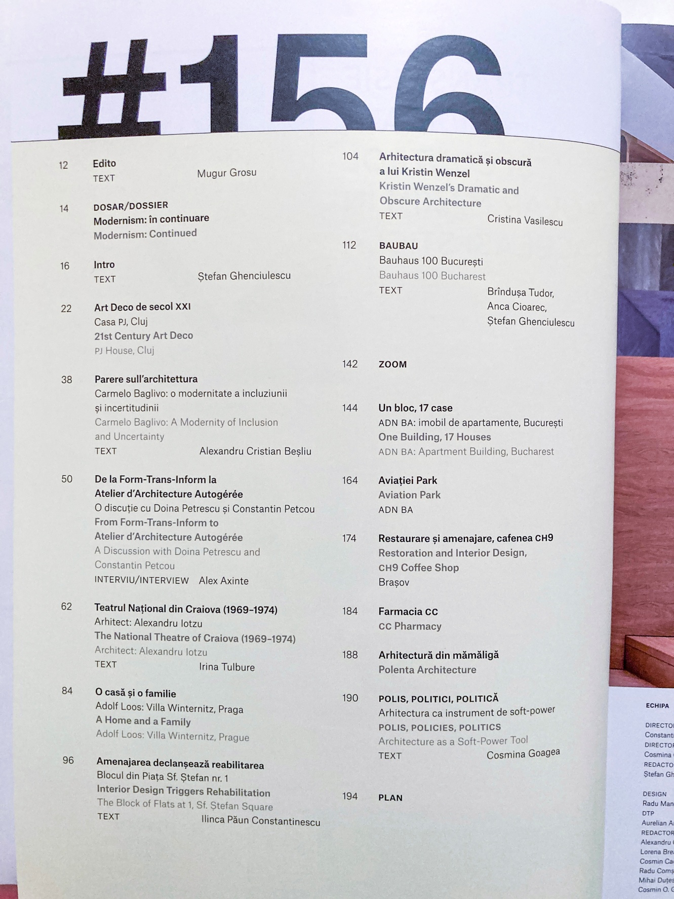 Revista „Zeppelin”, nr. 156 (iarnă 2019-2020) - imagine 2