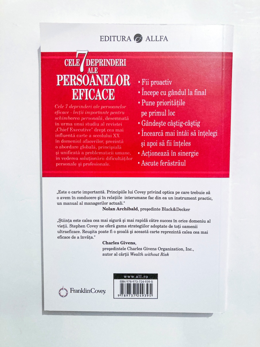 Cele 7 deprinderi ale persoanelor eficace - imagine 6