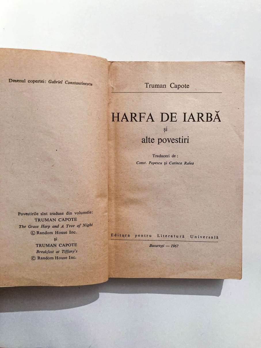 Harfa de iarbă - imagine 2