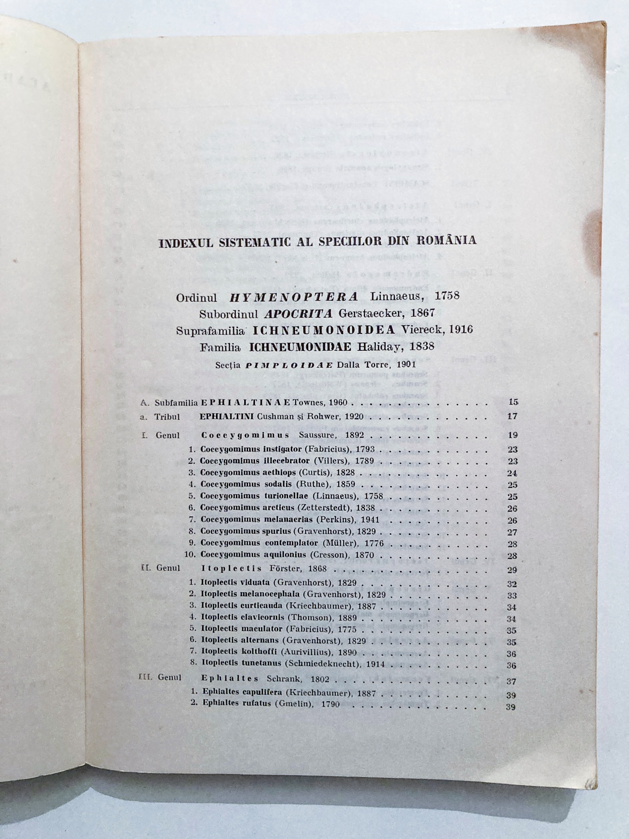 Fauna Republicii Socialiste România. Insecta. Vol. IX, fascicula 7: Hymenoptera. Familia Ichneumonidae. Subfamiliile Ephialtinae, Lycorininae, Xoridinae, Acaenitinae - imagine 2